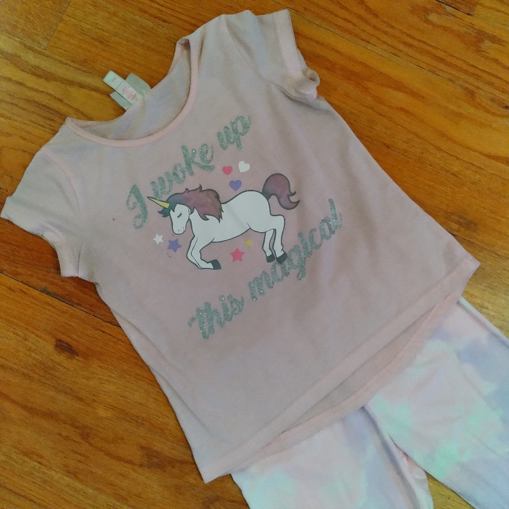 #2007 Btween Girls Sz Pajamas Pajamas Set Pastel Pink